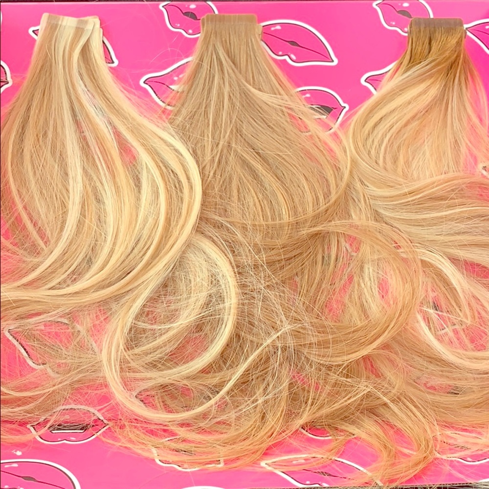 Tape extensions double drawn